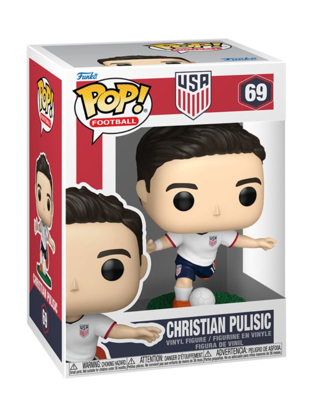 FUNKO POP Christian Pulisic Soccer WORLD CUP 2026 TEAM USA 69 NEW